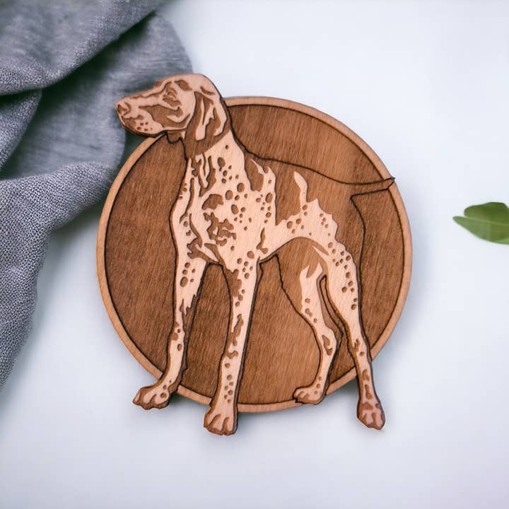 Studio Rima - Wholesale Coasters - Set of 6 German Shorthaired Pointer Coasters 2