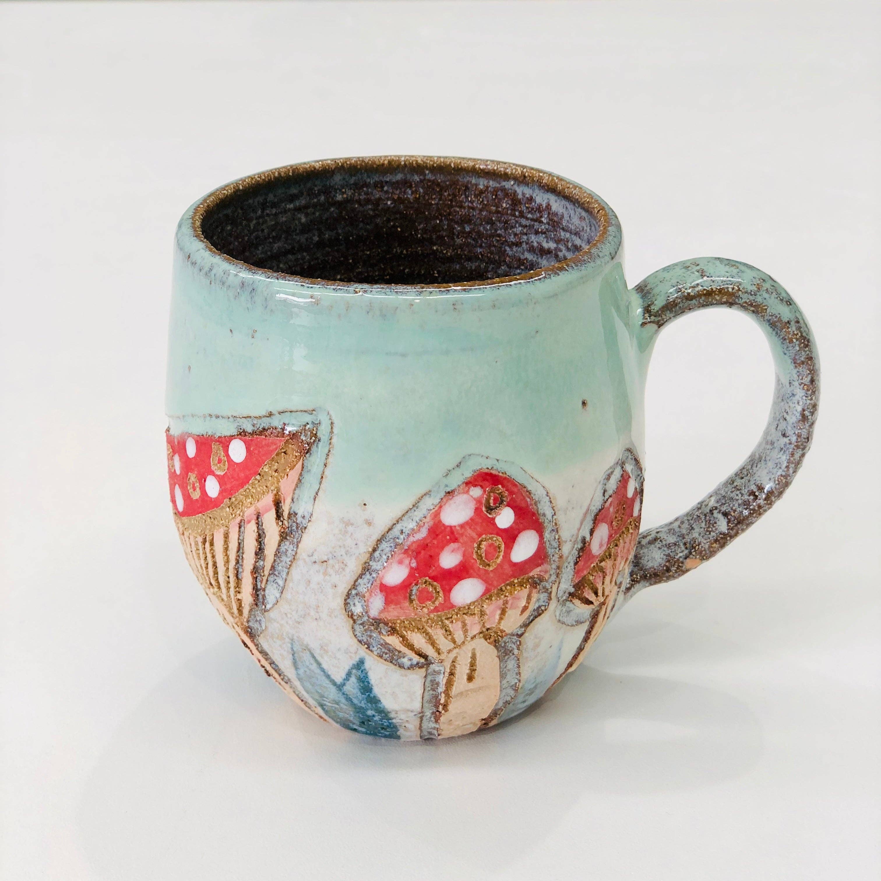 Carys Martin Ceramics - Wholesale Coffee Mug - Fairy Ring Mushie Cup3