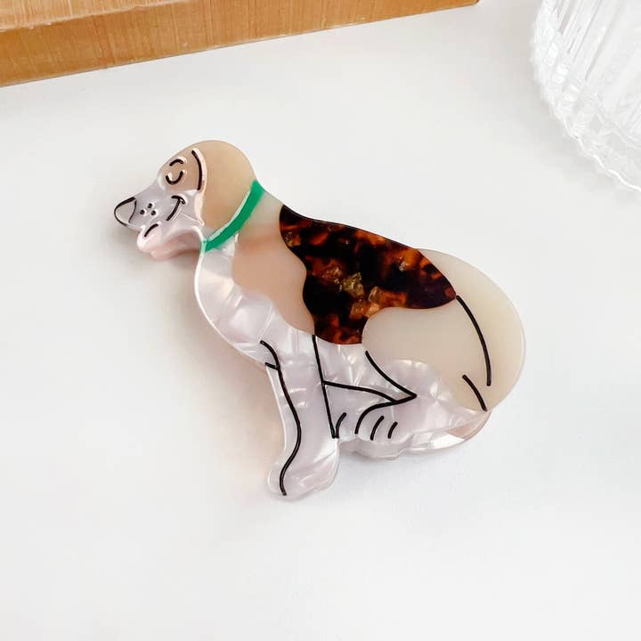 ACCITY - Wholesale Hair Clip - Women's - DOPAMINE CUTE BEAUTIFUL CARTOON DOG HAIRPIN_CWAHA1496