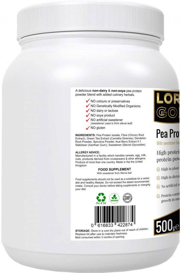 LordeGold - Wholesale Protein/superfood powder - Pea Protein Powder2