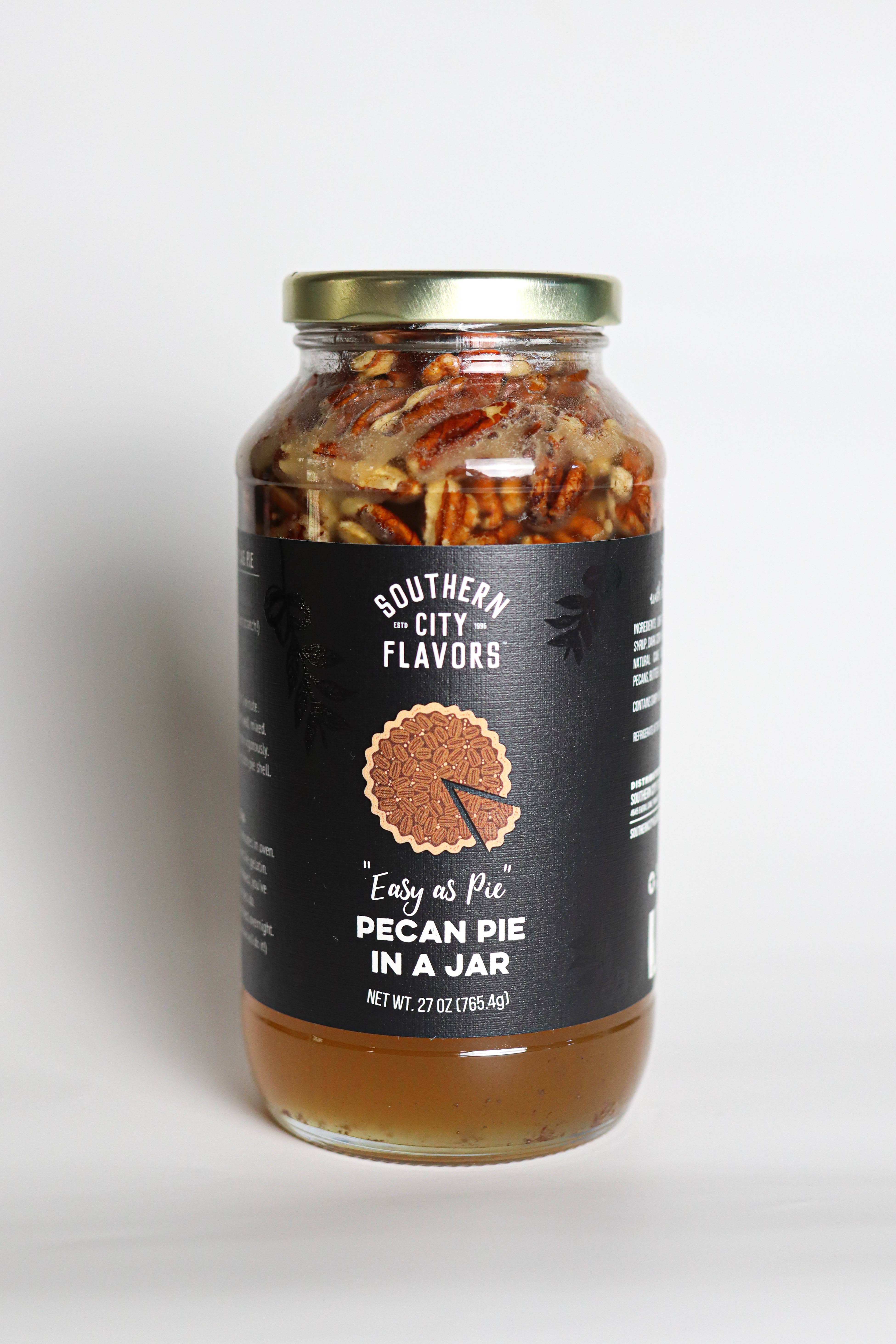 Southern City Flavors - Wholesale Pie - Pecan Pie in a Jar
