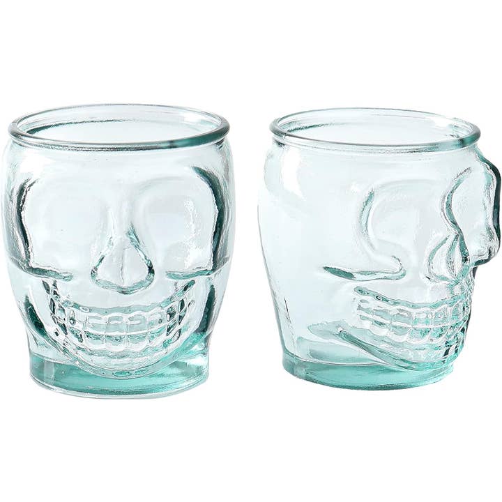 Upper Midland Products - Wholesale Drinking Glass/Cup - 15 oz Sugar Skull Glasses1