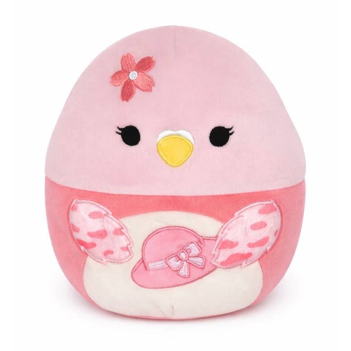 Jouet en peluche Squishmallow de Pâques 8" Beena Perruche avec chapeau pour la vente par Authentic Street Signs