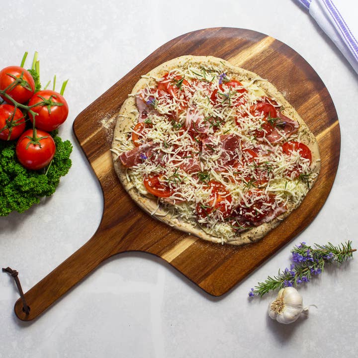 Totally Bamboo - Wholesale Pizza Board - Rock & Branch® Acacia Wood Pizza Peel3