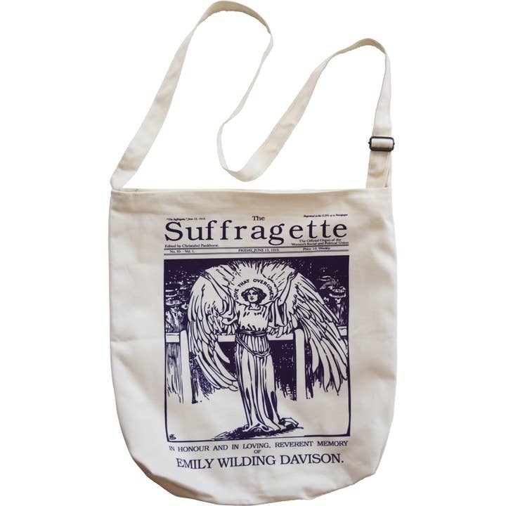 Emily Davison Crossbody Bag for wholesale by Radical Tea Towel