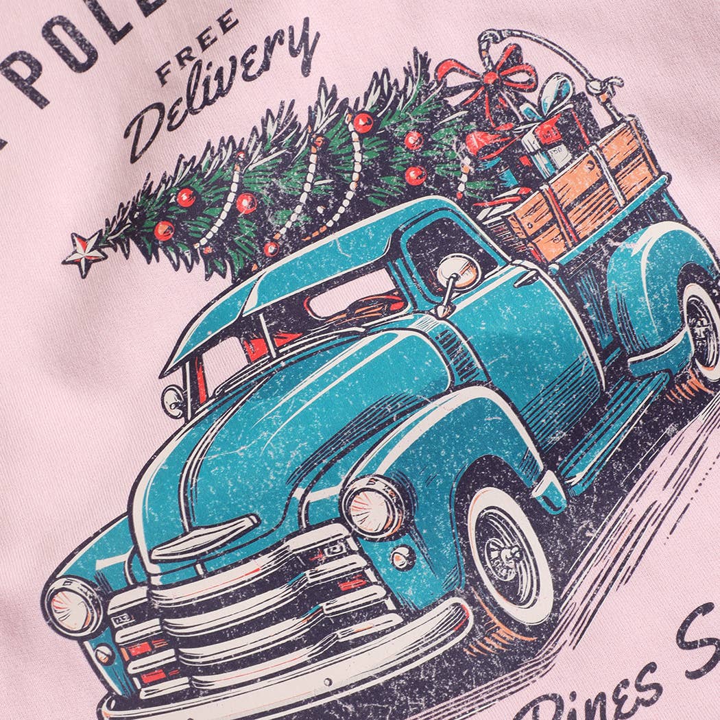 Fashion City - Wholesale Graphic Sweatshirt - Unisex - North Pole Tree Farm Heavyweight Fleece Sweatshirt3