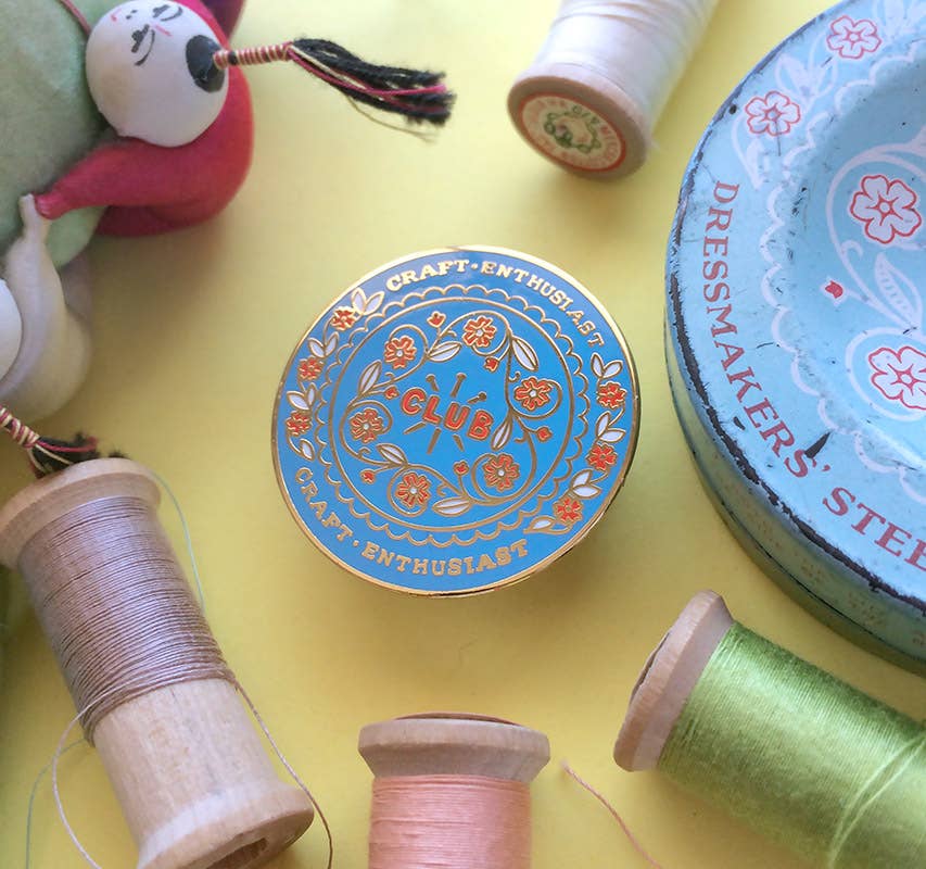 Hannakin - Wholesale Lapel pin/button - Craft Enthusiast Club - Enamel Pin4