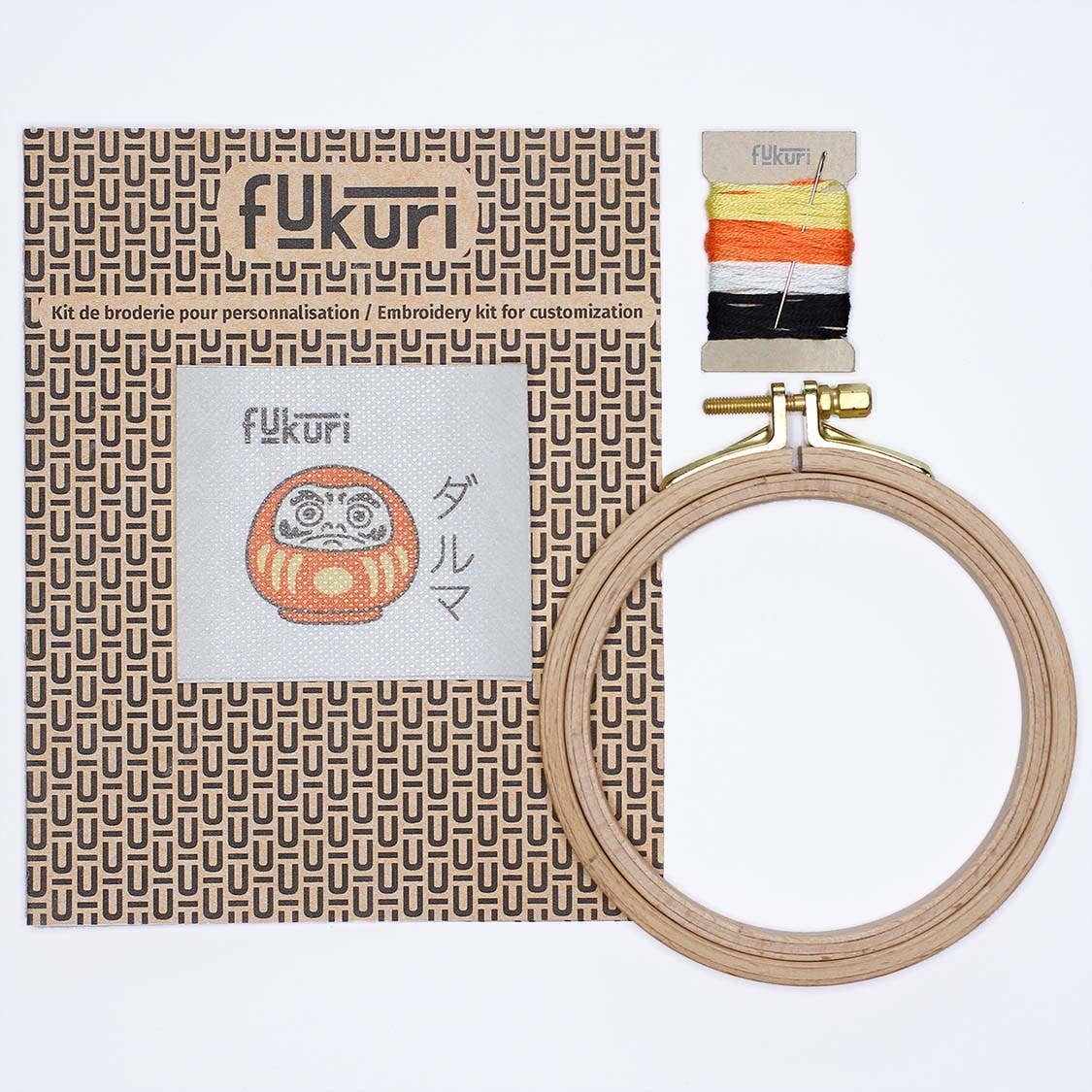 Fukuri - Wholesale Embroidery/Cross Stitch Supplies - Embroidery kit - DIY - Nippon Daruma2