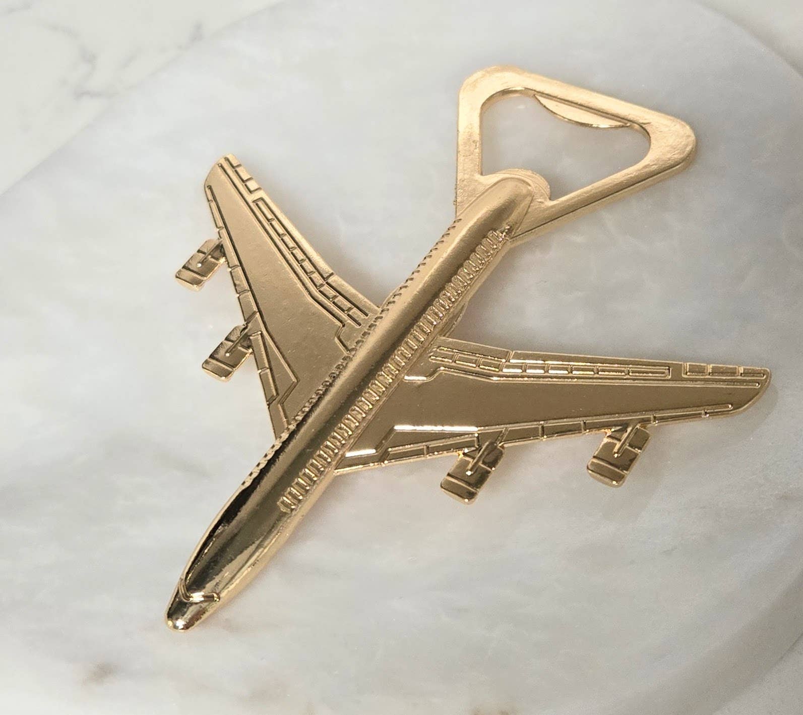 Fiona Accessories - Wholesale Bottle/Wine Opener - Gold Airplane Bottle Opener, Birthday Gift for Men1