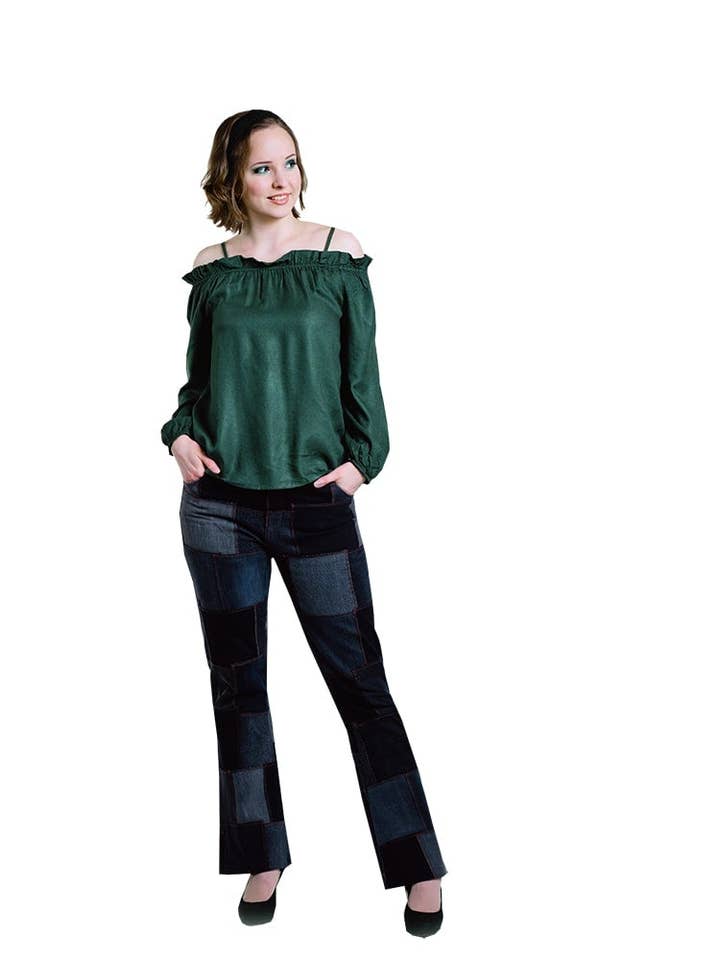 Jeans bootcut Piece Of Jeans: Negro-gris para venta al por mayor de Piece Of Jeans