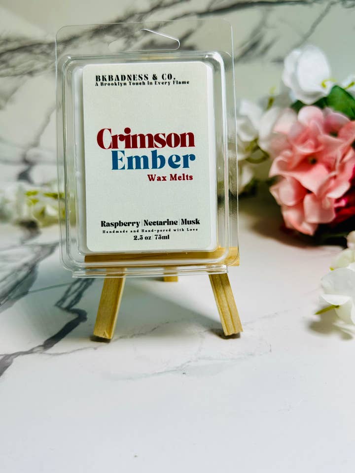 Crimson Ember Wax Melt for wholesale by Bkbadness & Co.