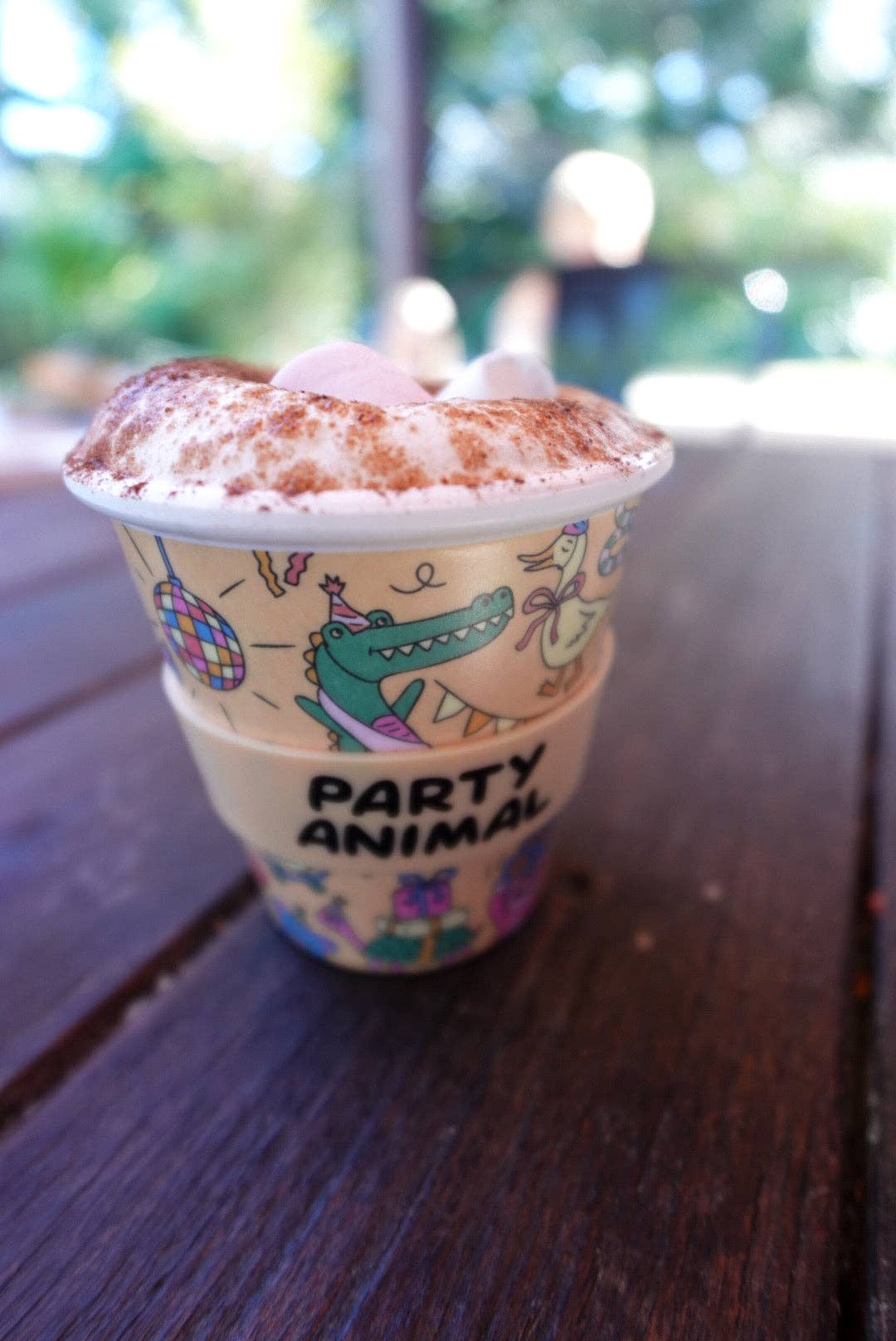 BBcino - Wholesale Drinking glass/cup – Kids & Baby - Party Animal in Orange Babycino Cup - 120ml (STRAW INCLUDED)5