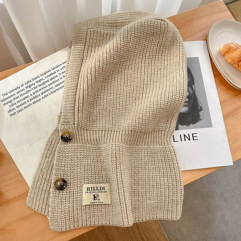 MoodGold - Wholesale Neck Gaiter/Snood - Women's - Chunky Knit Solid Color Neck Warmer2