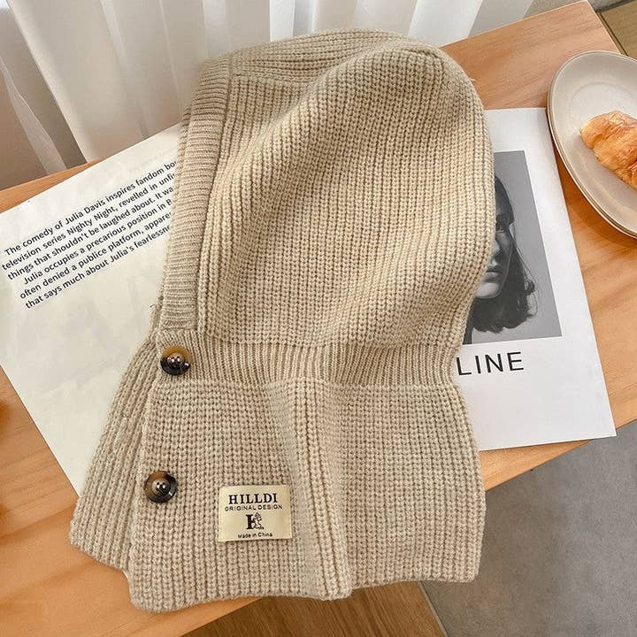 MoodGold - Wholesale Neck Gaiter/Snood - Women's - Chunky Knit Solid Color Neck Warmer2