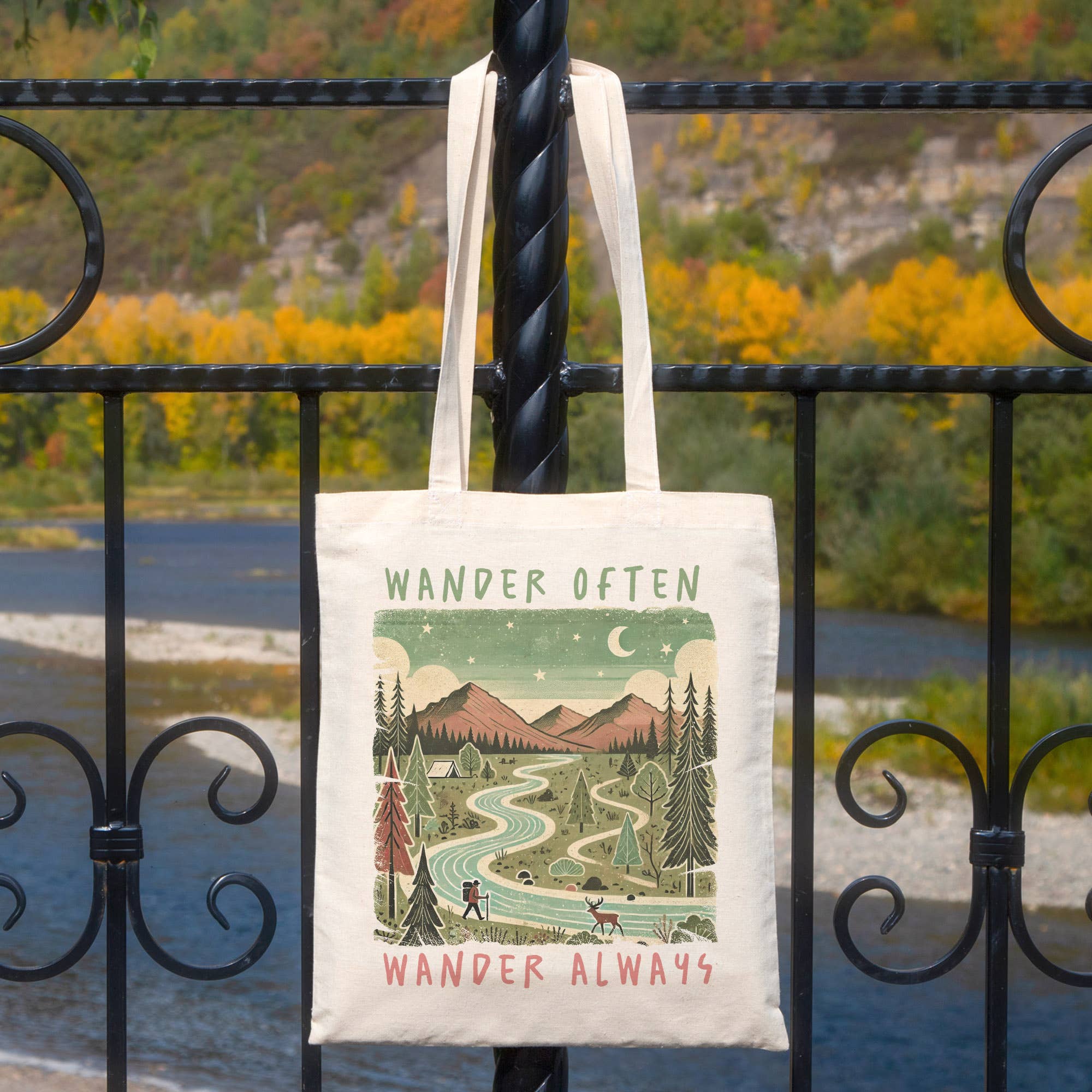 Lucky Luna Apparel - Venta al por mayor Bolsa de asa- Mujer - Bolso Tote de Vagar a Menudo Vagar Siempre3