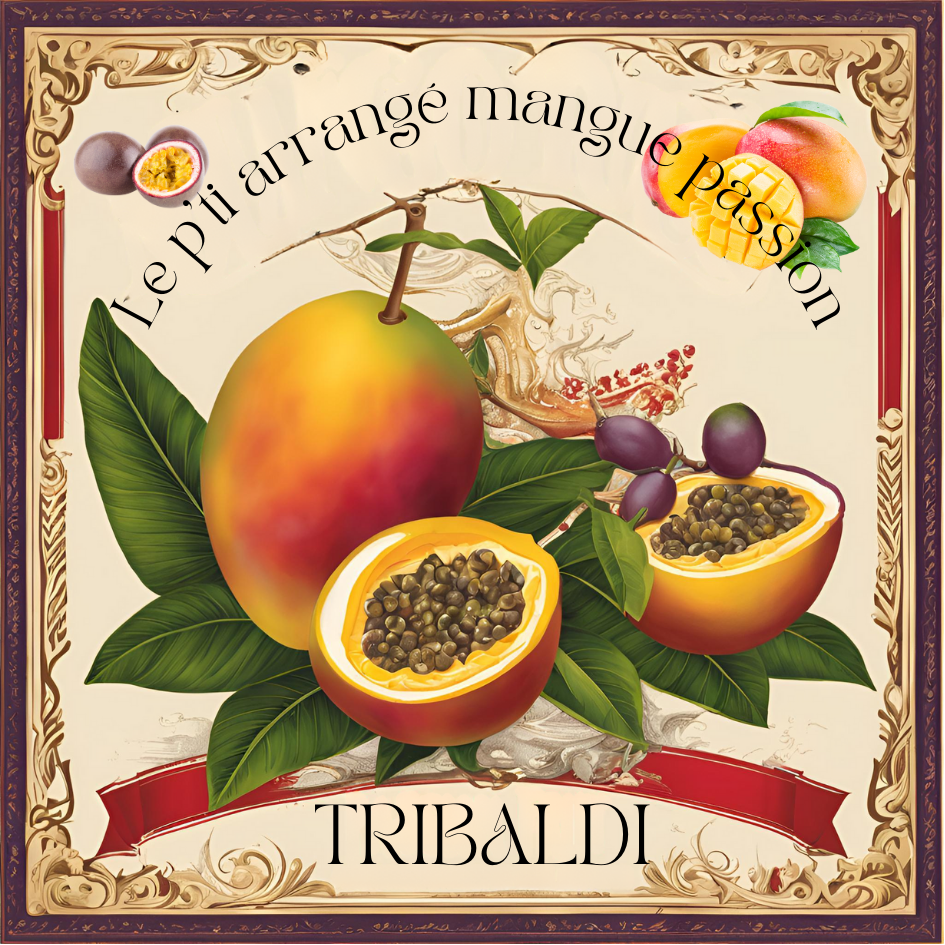 TRIBALDI – Rum por atacado – Rum branco com infusão de manga e maracujá1