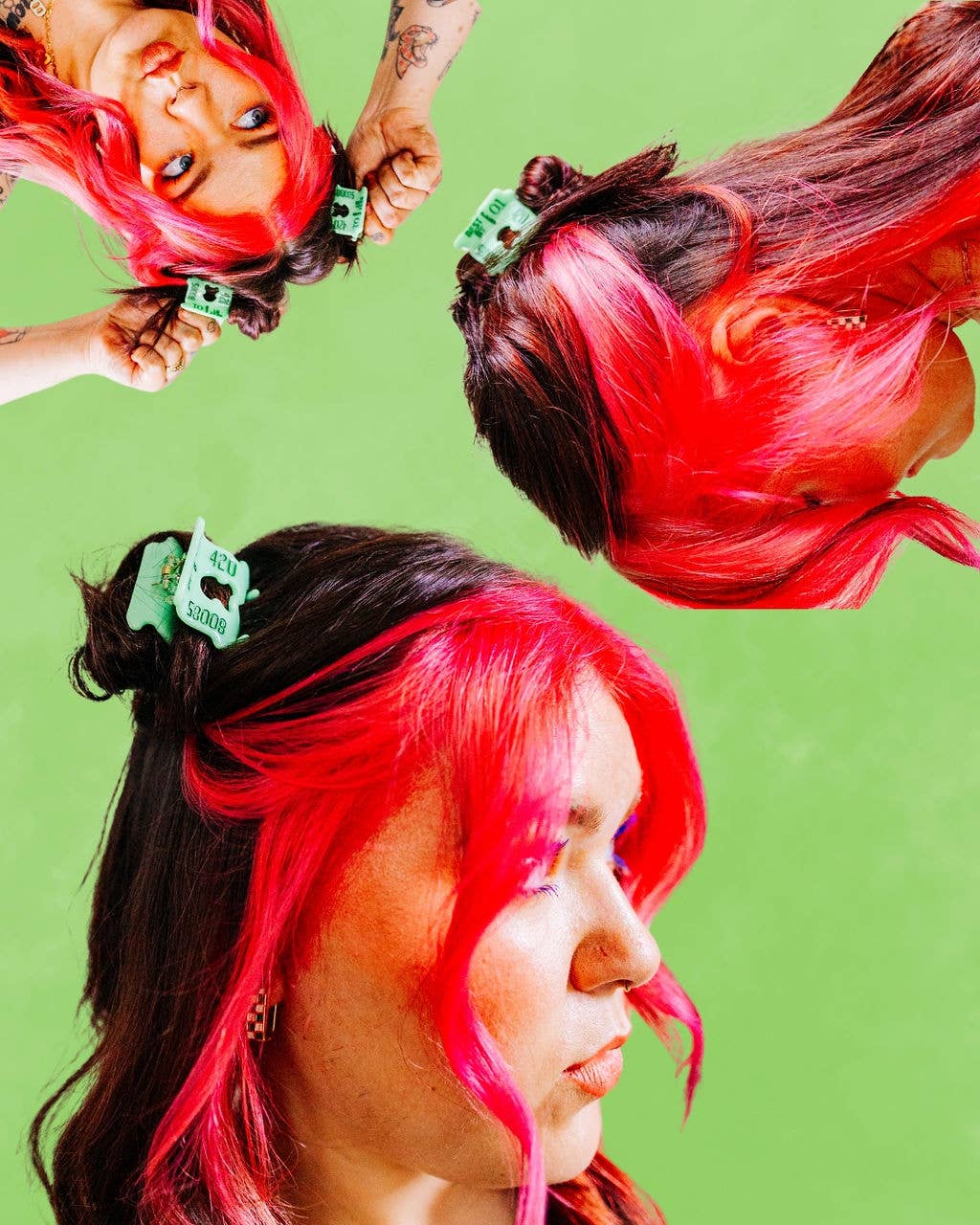 The Peach Fuzz - Wholesale Haaraccessoireset - Dames - Mini haarclip in broodclipstijl2