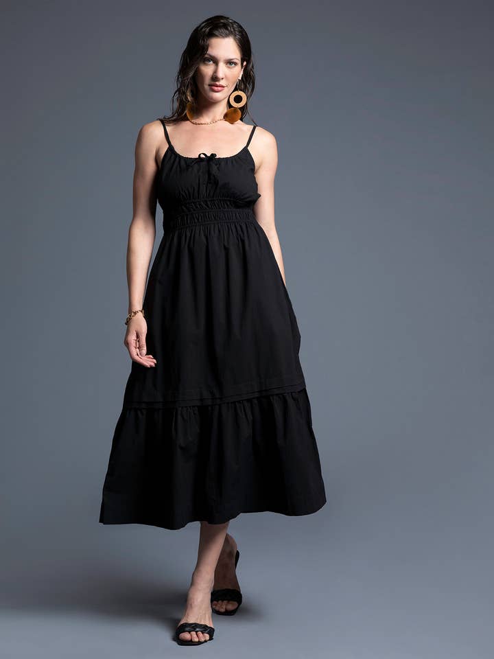 Abito midi a tre strati - DANIELA DRESS per la vendita all'ingrosso da parte di Weekend Los Angeles