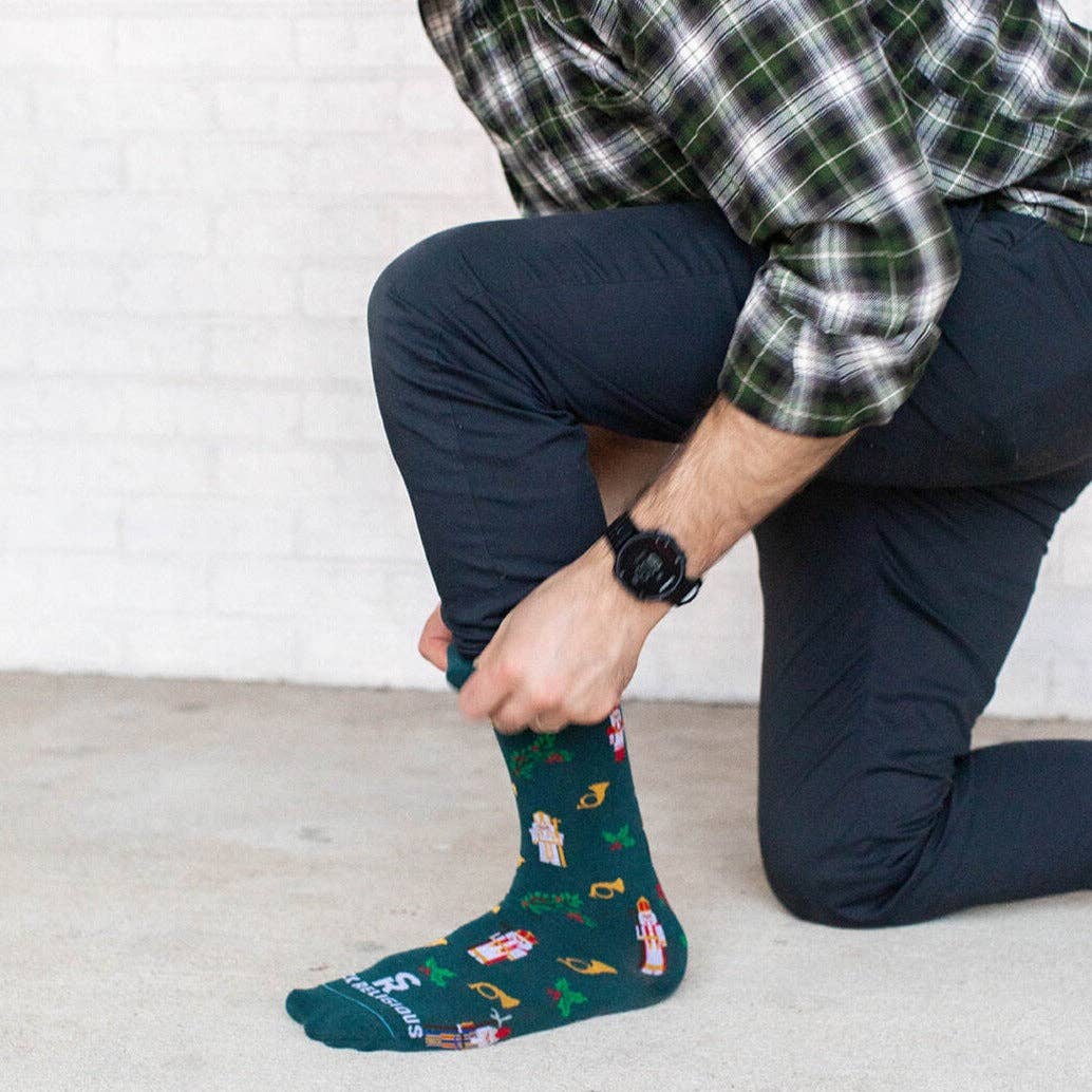 Sock Religious - Vendita all'ingrosso Calzini - Unisex - Calze Adulte XL Schiaccianoci Sacro5