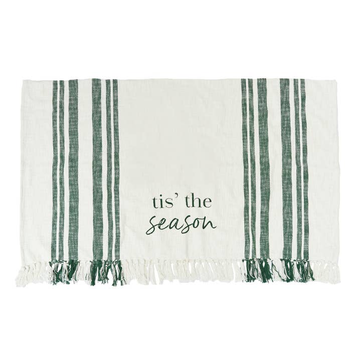 carol & frank - Wholesale Throw Blanket - SALE Christmas Morgan Tis The Season Tassel Throw Blanket