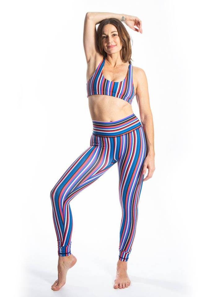 Laura Miljövänliga UPF 50+ Surf Leggings - Cabana för wholesale av Sensi Graves Swim