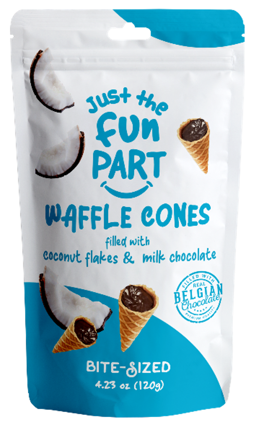 Just the Fun Part - Wholesale Chocolate Covered Sweets - Variety Pack - Hazelnut, Peanut, Strawberry, & Coconut4