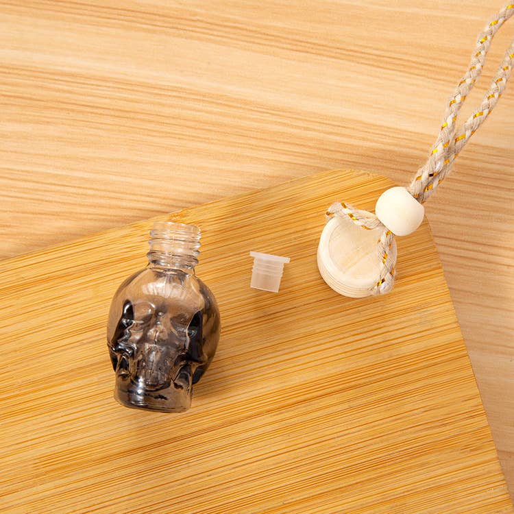 Candles Meta - Wholesale Car Freshener - Unisex - Skull Gradient Black Car Air Freshener Bottle Diffuser Empty3