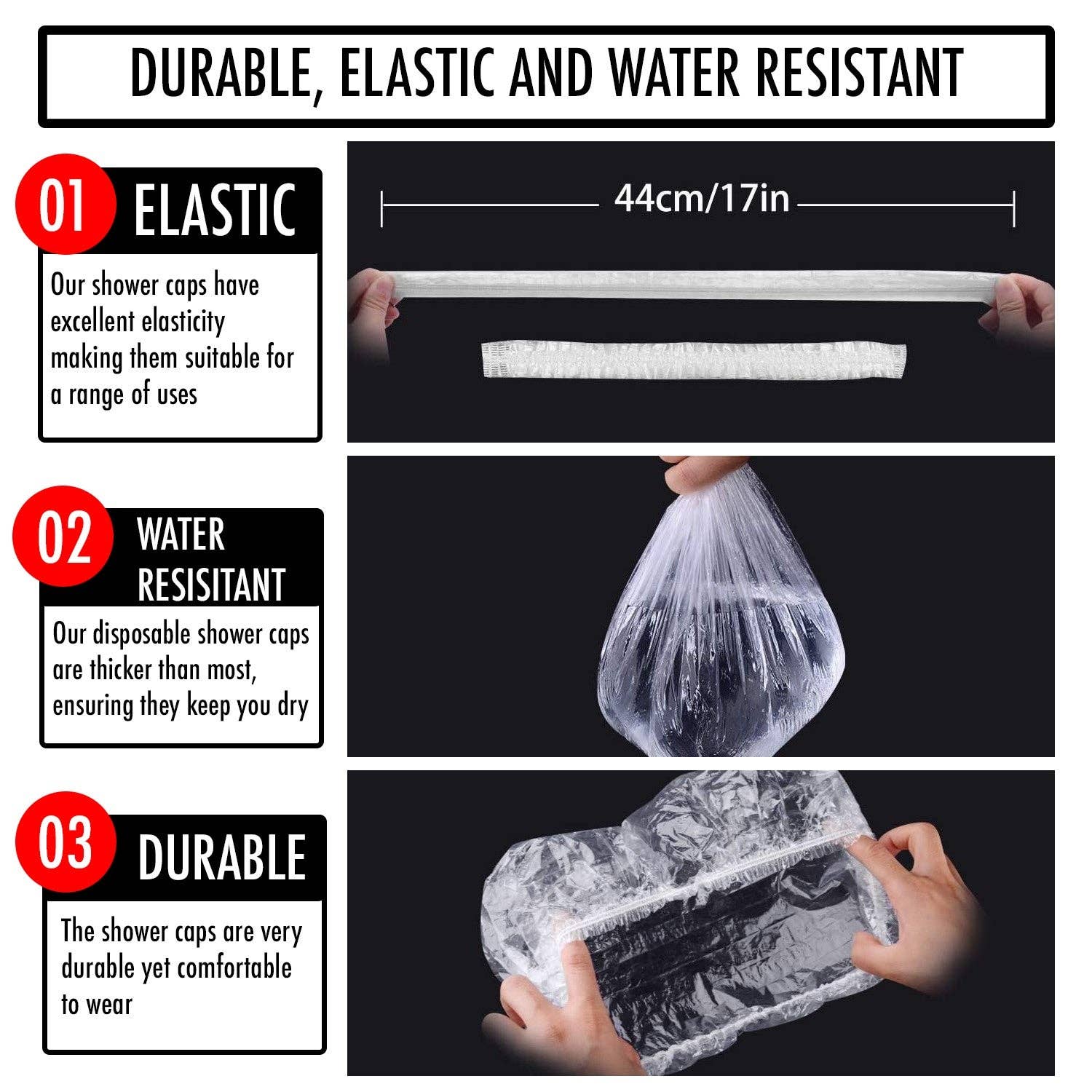 My Wholesale Warehouse - Wholesale Showercap - Disposable Shower Cap1