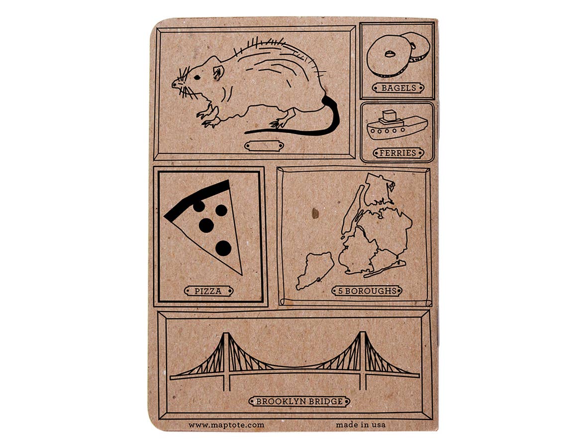 Maptote - Wholesale Notebook - New York City Frames Booklet1