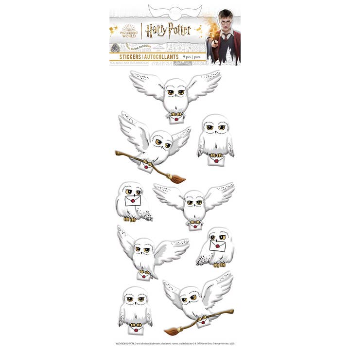 Paper House Productions - Wholesale Sticker - Harry Potter Puffy Stickers - Hedwig
