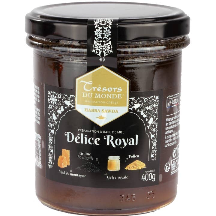Maison CRÉTET - Wholesale Honey - Honey with Royal Jelly, Pollen and Nigella 400g1