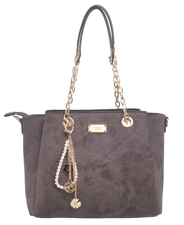 Bessie London - Wholesale Shoulder Bag - Women's - GLAMOUR CHAIN SHOPPER BAG3