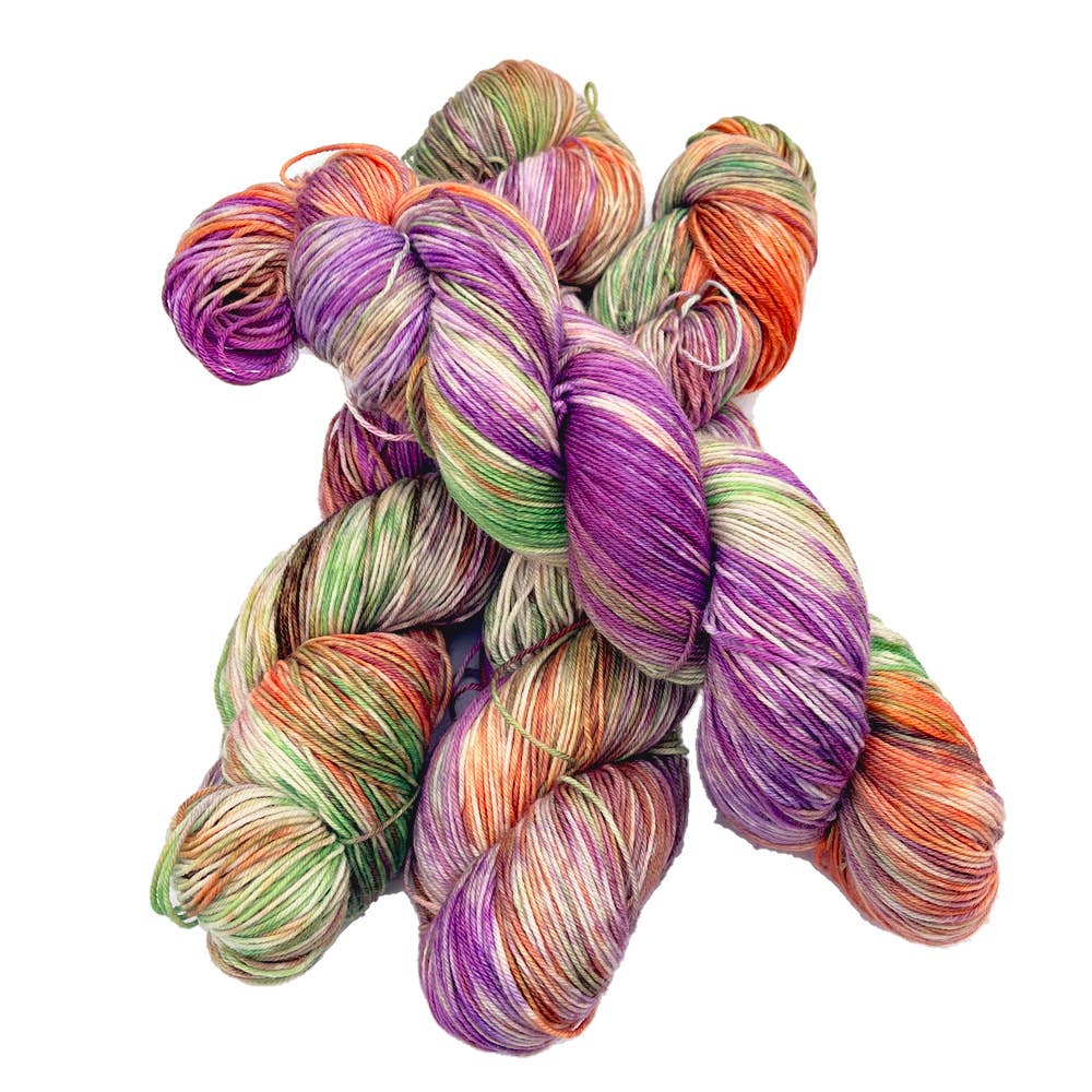 Mickey and Marie - Wholesale Yarn - Hand Dyed Yarn - Witch's Brew - Sock Weight2