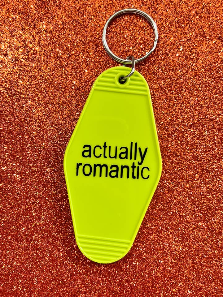 Actually Romantic Taylor Swift Motel Keychain for wholesale by Love Her Work