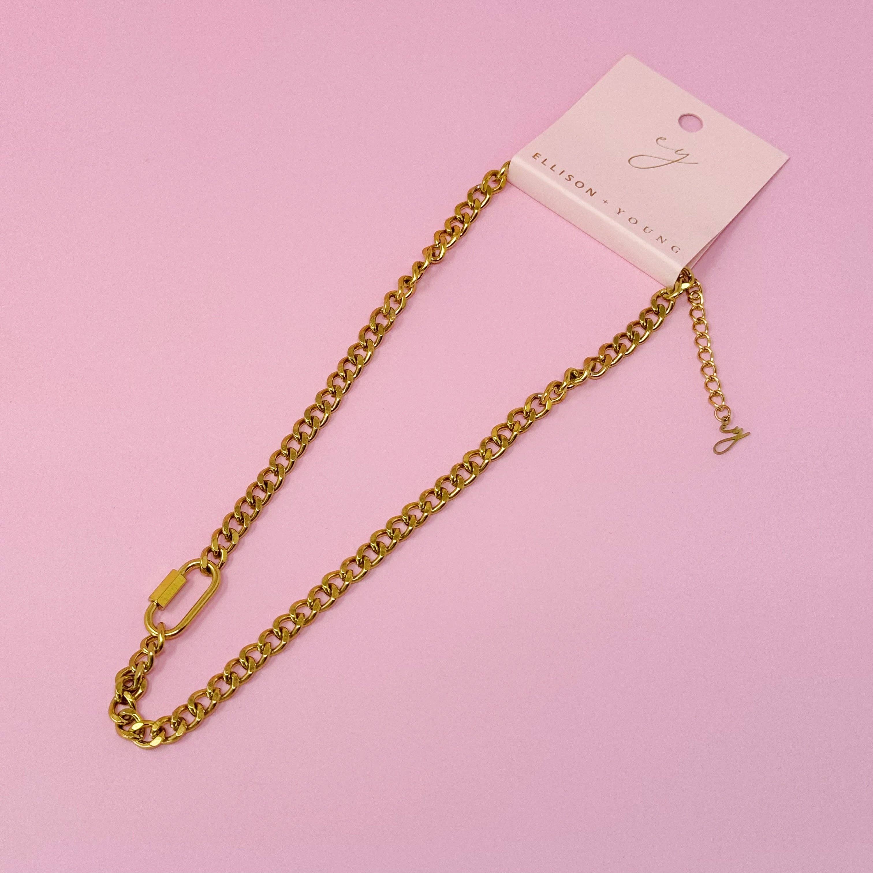 Ellison+Young - Venta al por mayor Collares de cadenas y eslabones - Collar de cadena Golden Luxe6