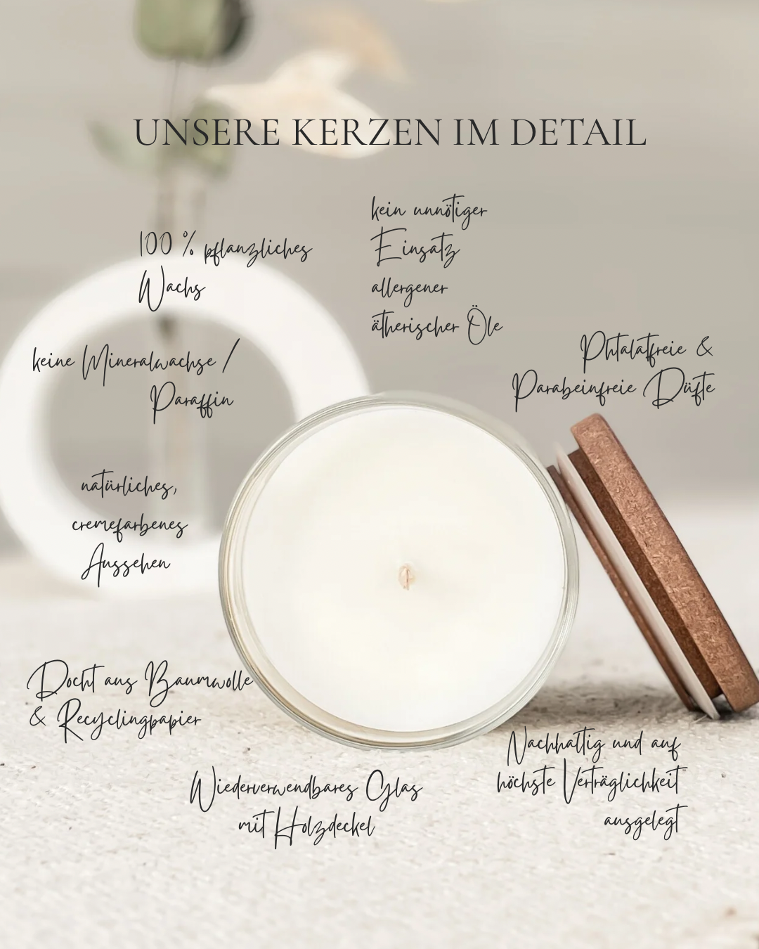 Duft & Fein. - Wholesale Jar/Filled Candle - Santal scented candle6