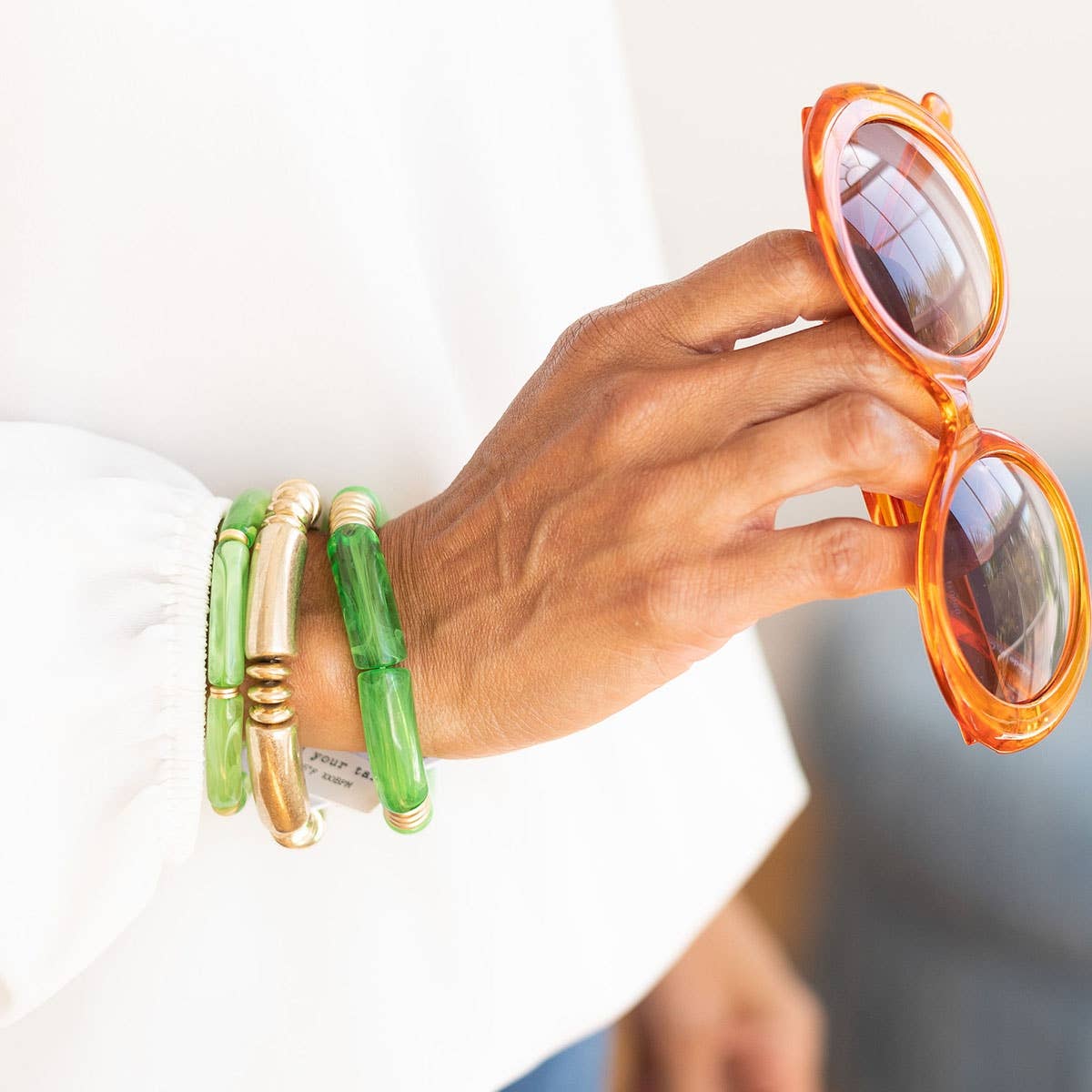 Green Lillian Bracelet for wholesale on Faire1