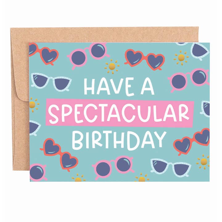 Pippi Post - Wholesale Birthday Card - Have A Spectacular Birthday Greeting Card