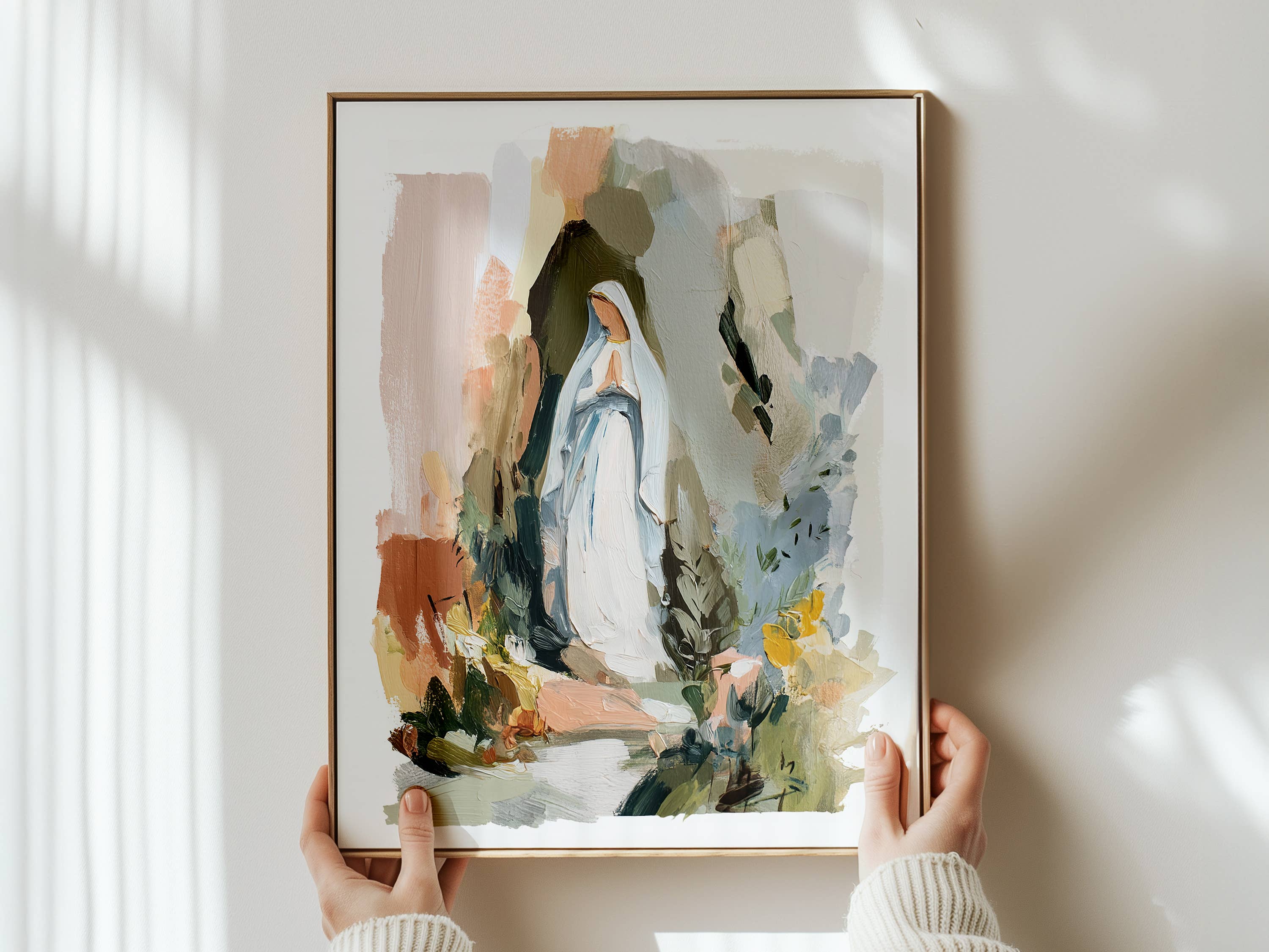 Reap+Sow – wholesale Konsttryck – Vår Fru av Lourdes Jungfru Maria Modern Konsttryck9