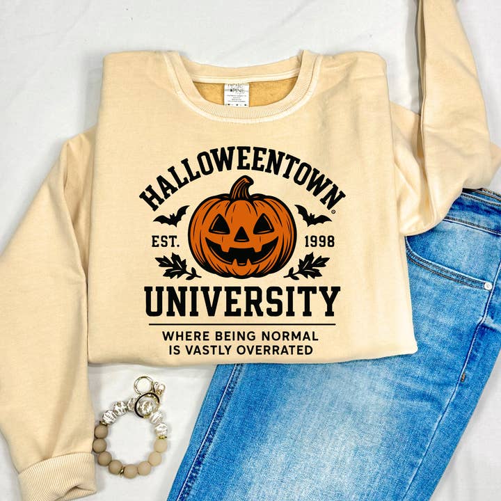 Universidad de Halloweentown - Sudadera para venta al por mayor de Peak To Pine Designs