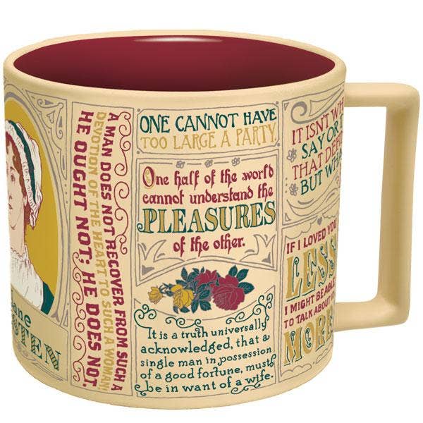 Unemployed Philosophers Guild - Wholesale Coffee Mug - Jane Austen Quotes Coffee Mug1