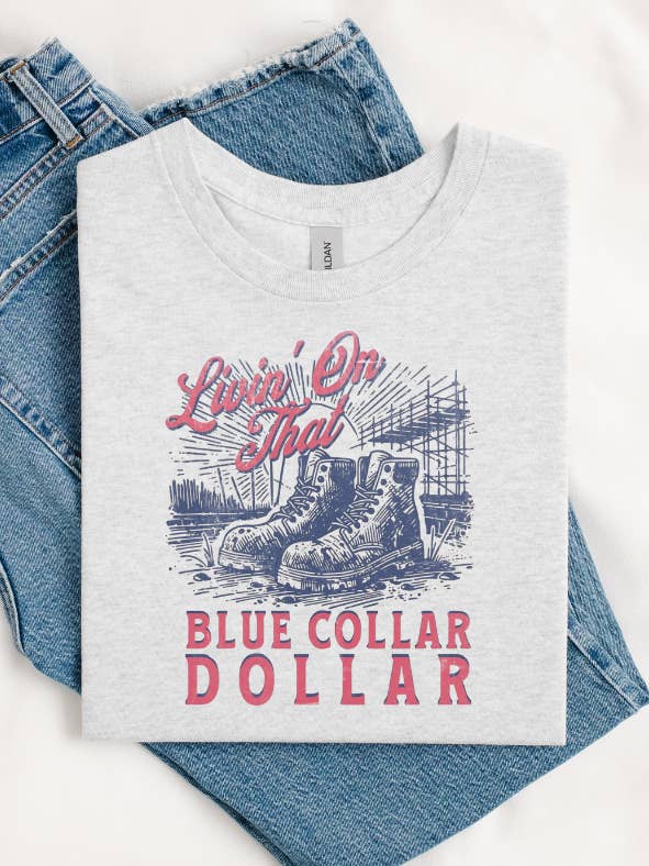 Blue Collar Dollar for wholesale by Sassy Junk Boutique