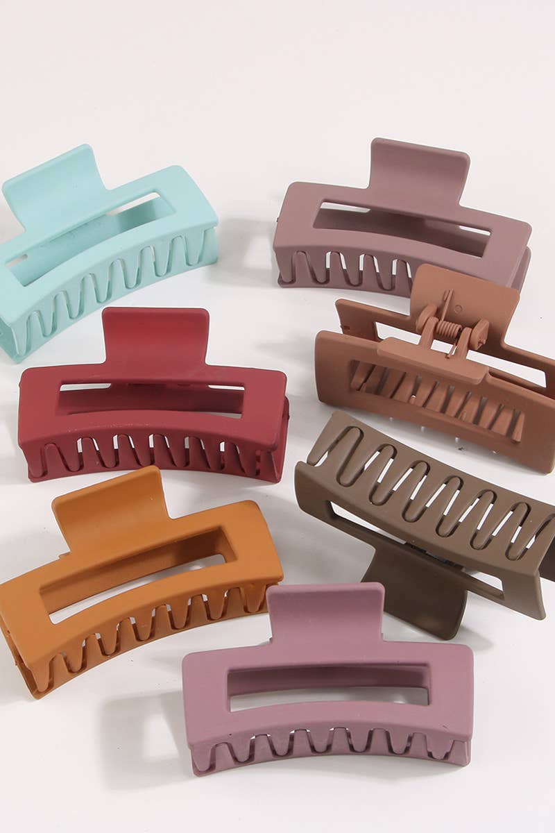 Lily Clothing - Wholesale Hair Clip - Women's - SQUARE BANANA DAILY HAIR CLAW HAIR CLIP_CWAHA00889