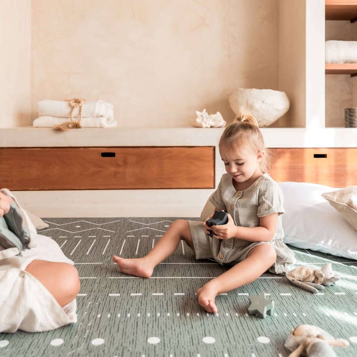 Toddlekind - Wholesale Play Mat - Kids & Baby - Haven Playmat | Berber - Moss4