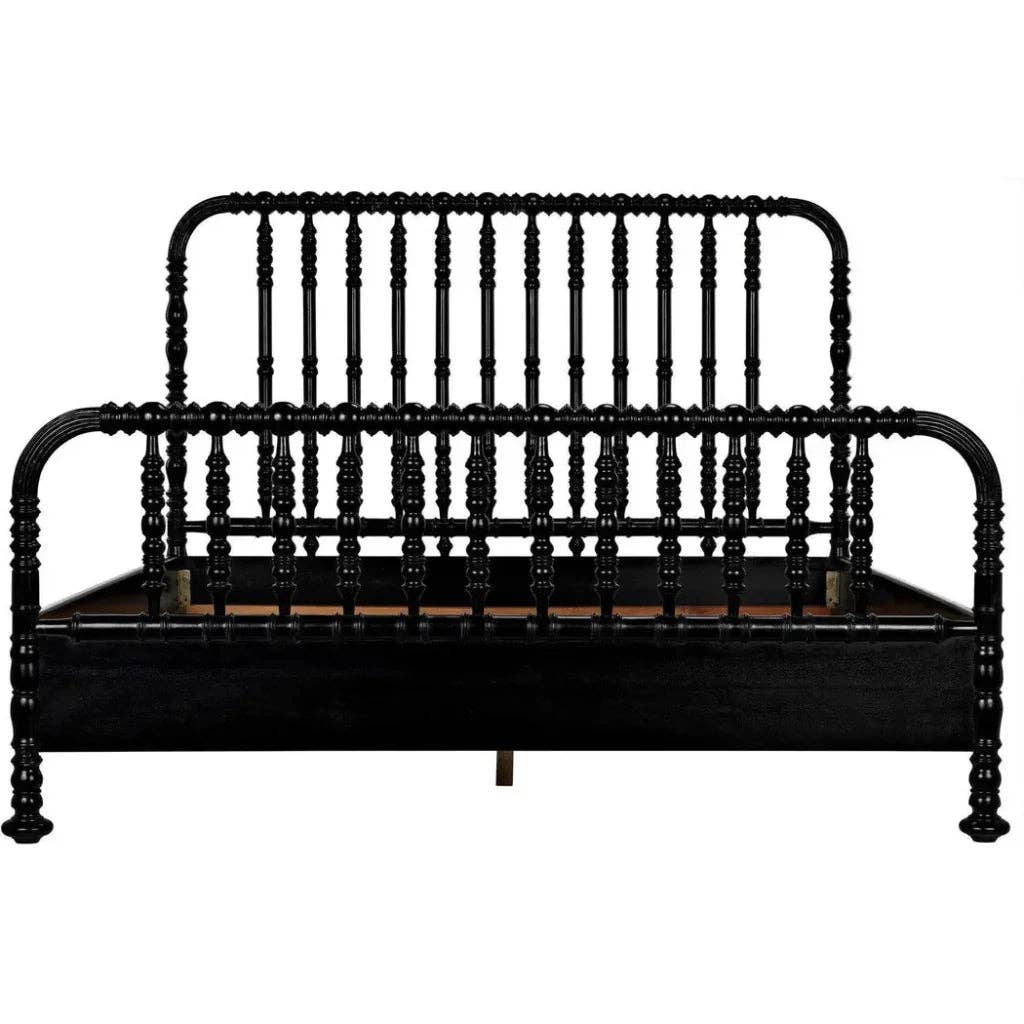 LOOMLAN - Wholesale Bed - Bachelor Black Wooden Bed Frame1