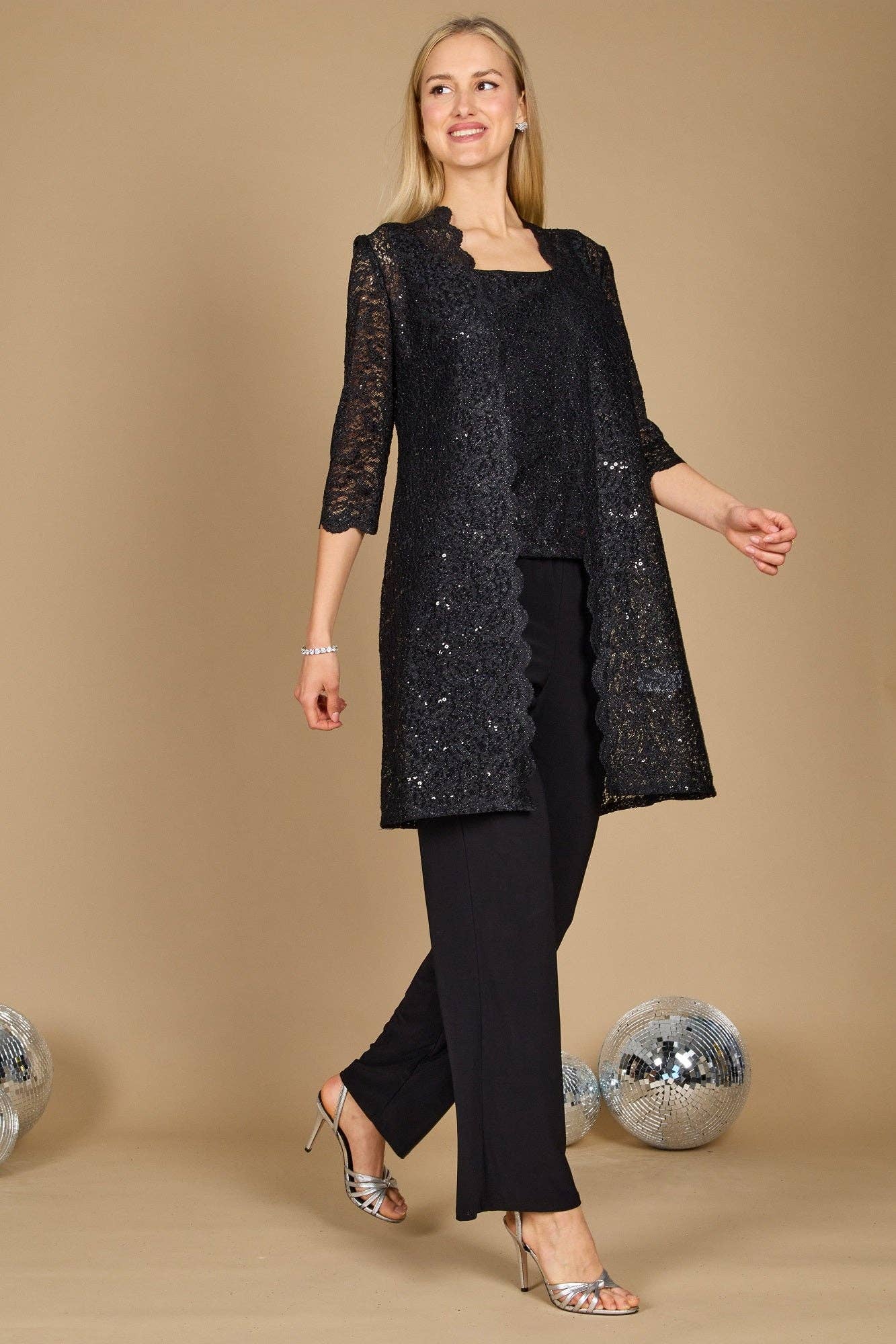 Kos Couture - Wholesale Kostuum - Dames - Grote Maten Moeder van de Bruid Formeel Broekpak Groothandel16