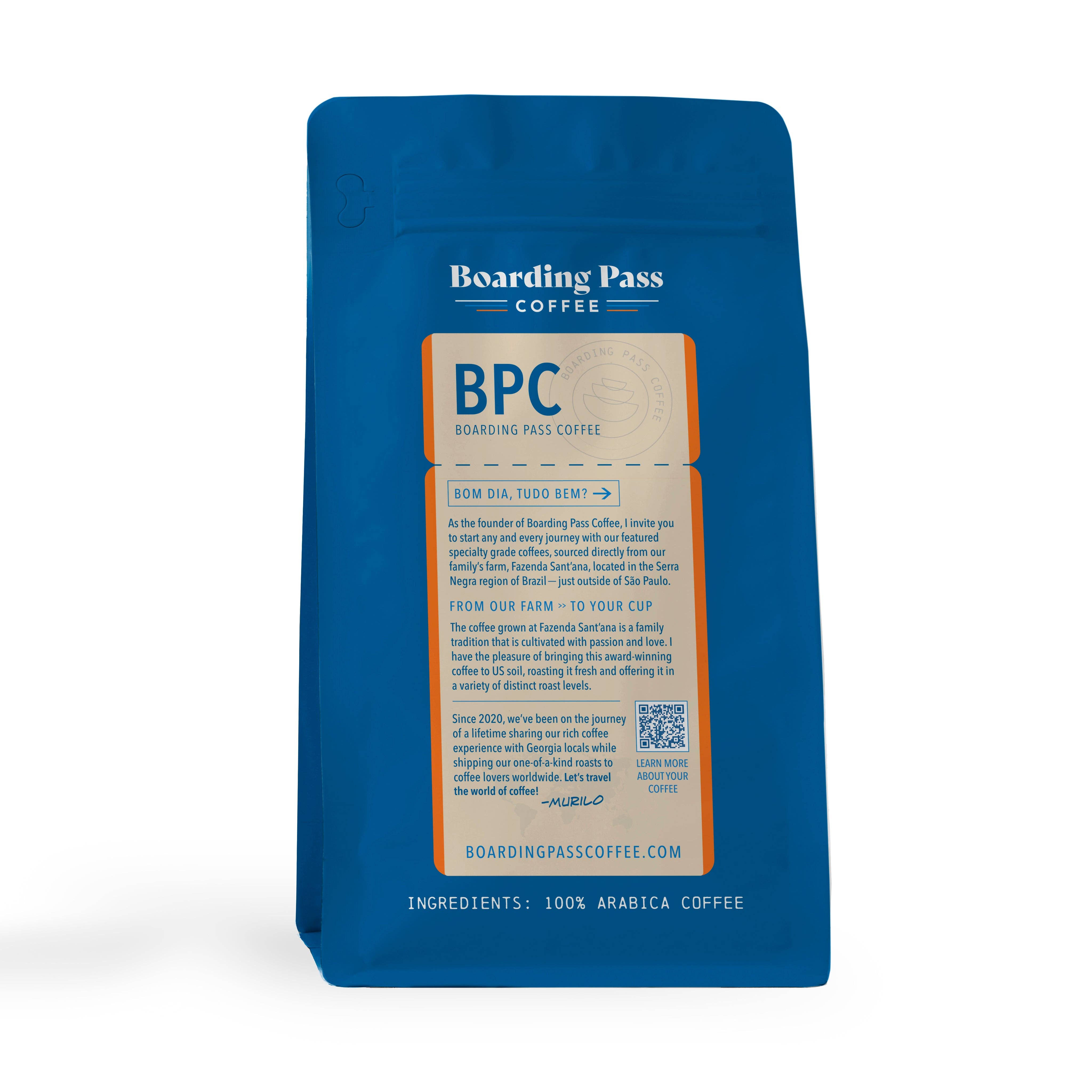 Boarding Pass Coffee - Wholesale Coffee Beans - Fazenda Santana (Brazil) - Medium Roast1