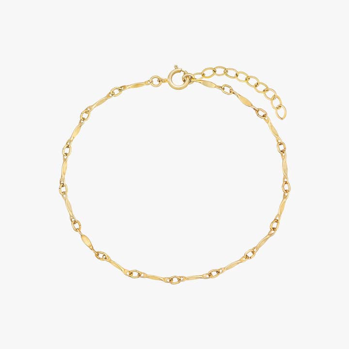 Something Silver - Vente Bracelets maillon et chaîne - Bracelet à chaîne en or Tess