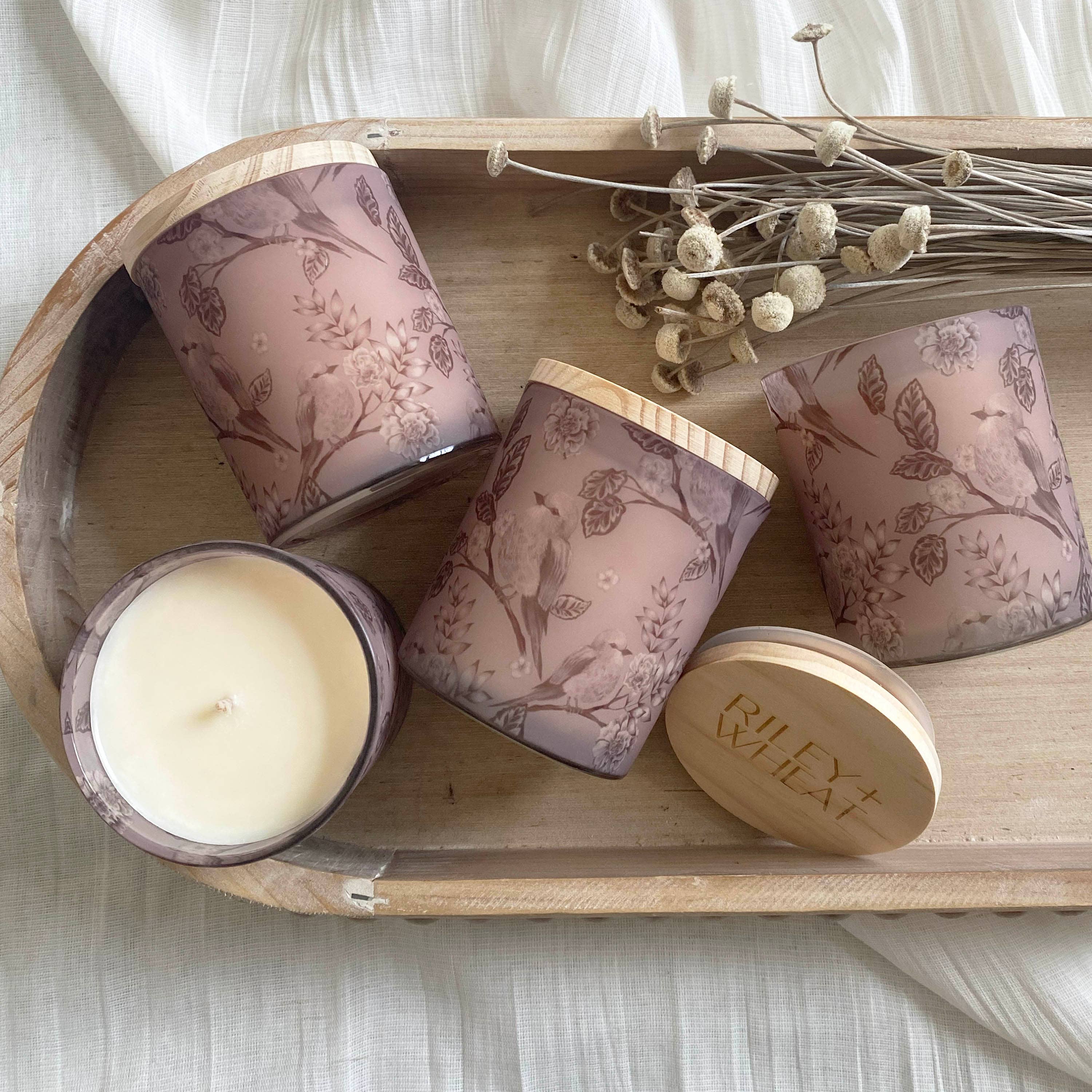 Riley And Wheat - Wholesale Jar/Filled Candle - Floral Candle3