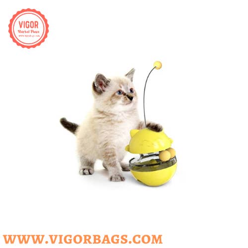 Mix Match Colors Turnable Balls Feeder Cats Toy IQ Training Leak Food Slow Fe for wholesale on Faire2